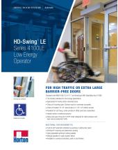 HD Swing LE Product PDF