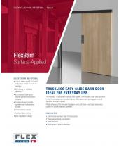 FlexBarn Surface Applied Sliding Door
