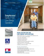 Easy Access Series 7100 Swing Door Systems