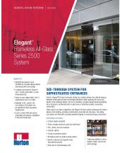 HD-Slide® Series 2500 Elegant Sell Sheet