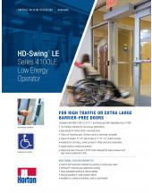 HD Swing LE Product PDF
