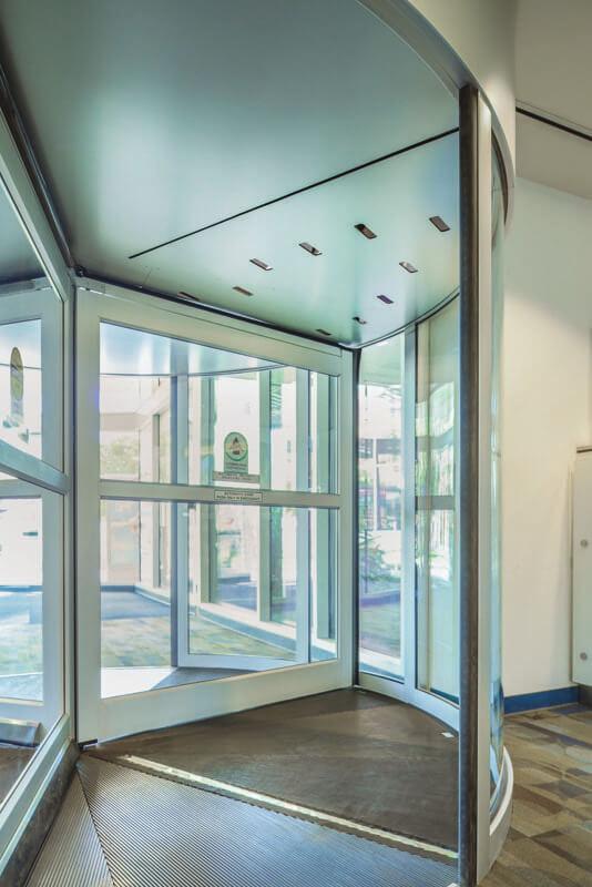 airport security revolving door