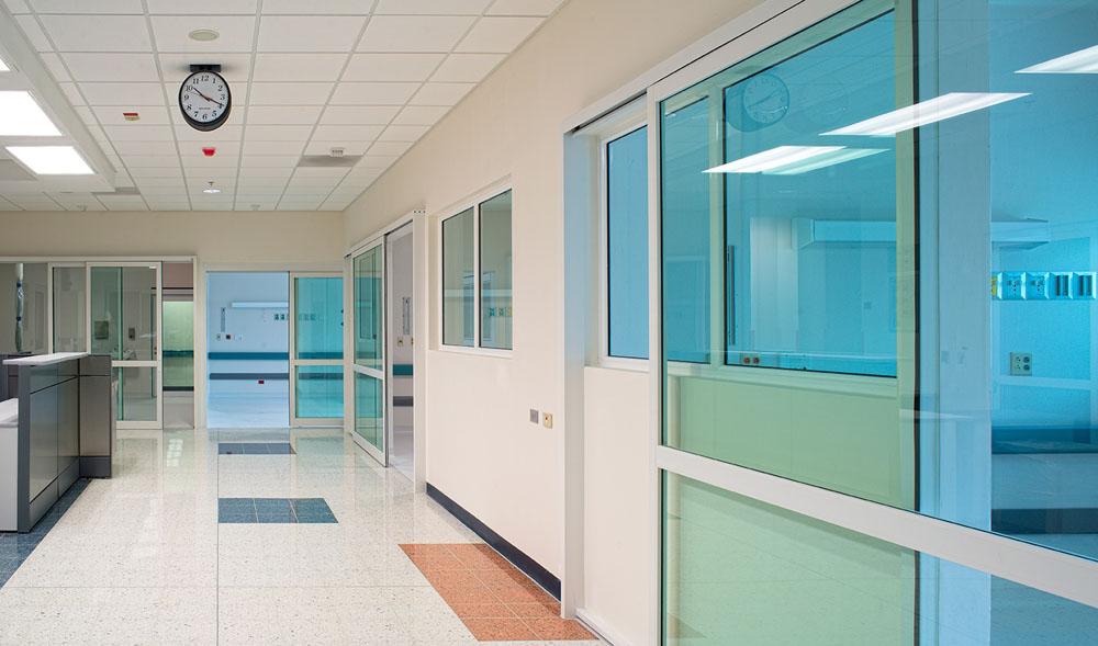 hospital interior sliding doors
