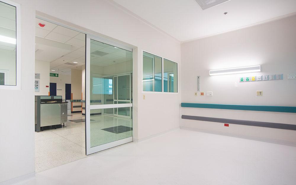 patient room sliding door