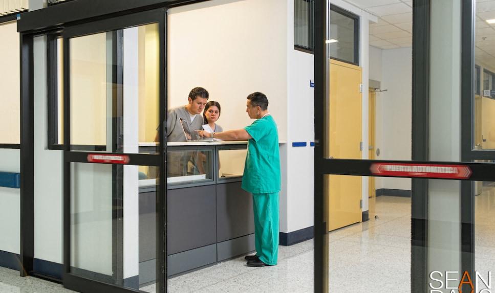 medical interior sliding doors
