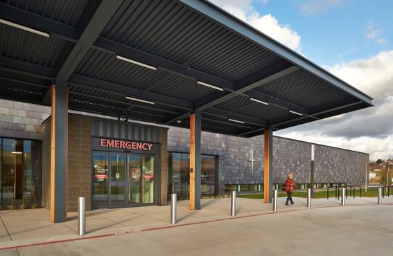 emergency room entrance doors