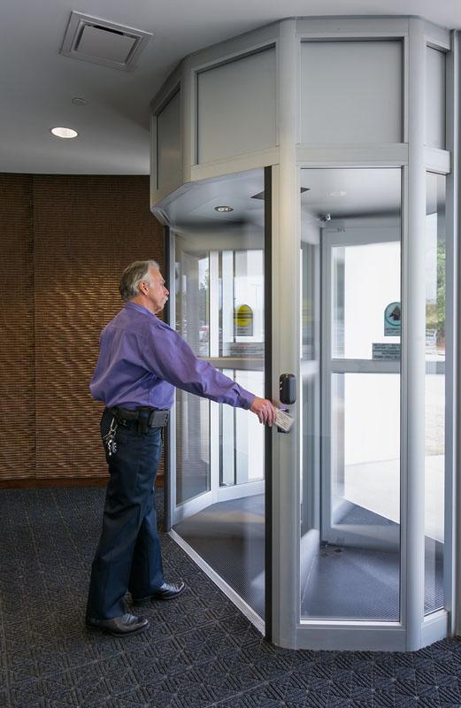 airport revolving secure access doors