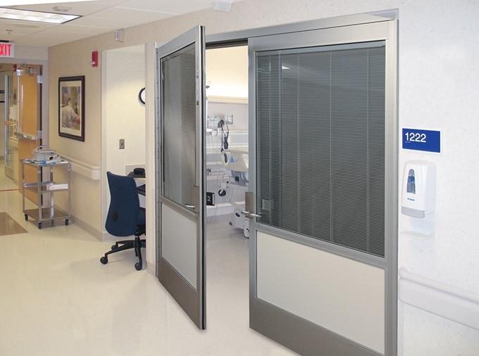 patient room swinging doors