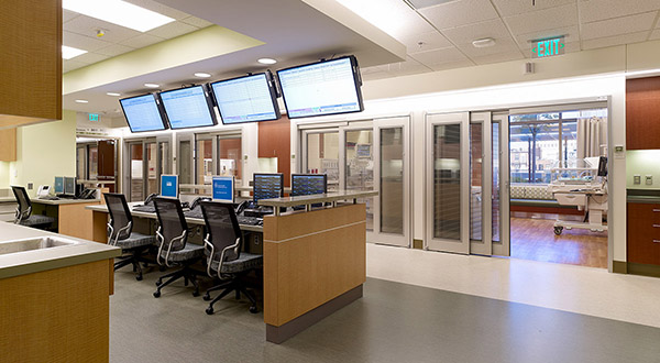 Horton ICU smoke-rated doors integrate Unicel’s Vision Control® Technology for Improved Patient Outcomes